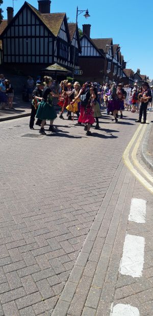 the front of the parade the front of the parade