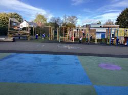 outdoor large play equipmetn in use outdoor large play equipmetn in use